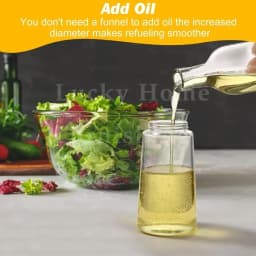 500ML 2-in-1 Dual Use Plastic Olive Oil Sprayer Dispenser Spray Pour Bottle Vinegar Mister Air Fryer BBQ Salad Kitchen Tools