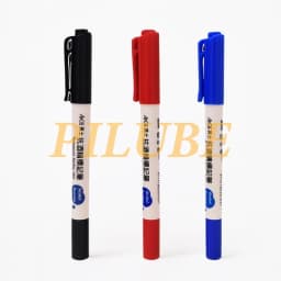 ACE 304 314 324T Dual Tip Quick Dry Oil Based Marker Pen for Lab Hospital Use Resistant to 75% Alcohol Professional Marking Tool