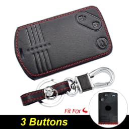 Leather Car Key Cases Smart Keyless Entry Remote Control Fobs Shell Protector Cover Skin For Mazda 5 6 CX-7 CX-9 RX-8 Miata MX-5