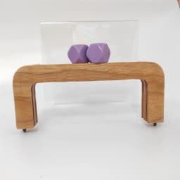20 Cm Candy Solid Wood High Quality Candy Wooden Purse Frame Obag Handbag Accessories Diy Purse Hanger Guangzhou Purse Frames