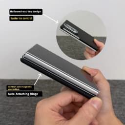 Businss 600D Carbon Fiber for Magsafe Case for Samsung Galaxy Z Fold 8 Ultra 7 6 5 Magnetic Hinge Shell Ultra-thin Protect Cover