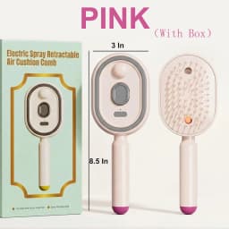 Electric Steam Brush with Water Spray Wet Electrics Hairbrush USB-C Charging for Detangling Smoothing Styling & Frizz Control