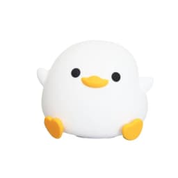 Cute Duck Cartoon Animals Silicone Lamp LED Night Light for Children Kid Touch Sensor Timing USB Rechargeable for Birthday Gift