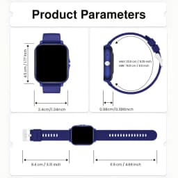 [Smart Watch, Wireless] Wireless Men'S And Women'S Smart Watch, 1.83-Inch Full Screen Touch, Dialing/Answering Calls, Pedometer