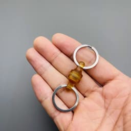 360 ° Rotation PEI Removable Key Ring Quick Release Dual Detachable Key Ring Pull-Apart EDC KeyChain Car Pendant EDC Tool