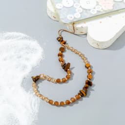Fashion Acrylic Mobile Phone Chain Five-Pointed Star Pendant Beaded Telephone Lanyard Cellphone Hanging Rope For Women Jewelry