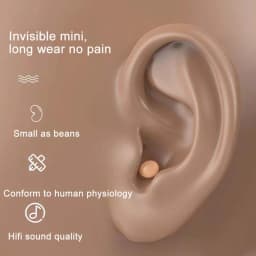 Mini Auriculares Bluetooth Invisible Earphone Sleeping Headset Wireless Sleep Earbud Noise Reduction With Mic Charging Box