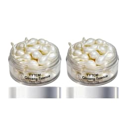 Ginseng Essence Capsules, Moisturizing and Firming Essence Serum, Contains Squalane, Niacinamide, Vitamin E, Retinol, Deep Hydration (0.34Gx30 Capsules)/Bottle-1 Bottle