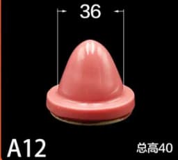 One Piece 25 Degree Pad Printing Rubber Head High Density Corrosion Resistance for Pneumatic Machine