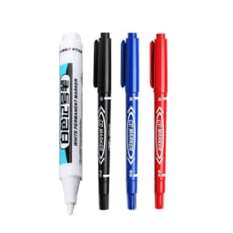 1/4Pcs White Permanent Paint Pen Set for Wood Rock Plastic Leather Glass Stone Metal Canvas Ceramic Deep Hole Marker 0.7mm