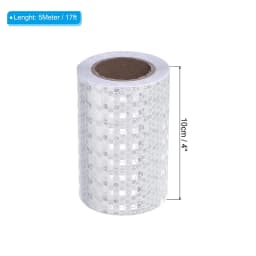5M Warning Reflective Sticker Honeycomb PVC Night Visibility Waterproof Conspicuity Reflectors Tape Safety Film For Bicycle 10CM