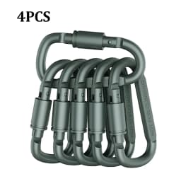 4/6PCS Metal Buckle Set for Key Camping Survival EDC Outdoor Keychain Clip Alloy Aluminum Tactical Caribiner Hook Karabiners