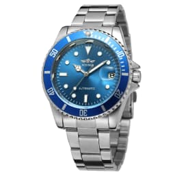Winner Automatic Mechanical Men Watch Top Brand Luxury Rotating Bezel Timer Luminous Dial Date Calendar Male Classic Wristwatch