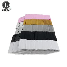 100Pcs Earring Ear Studs Organizer Holder Black Plastic Jewelry Display Rack Printed Earring Cards