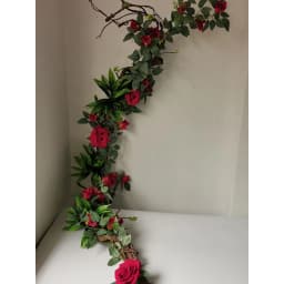 1.75 Meter Artificial Vine Green Leaf Simulation Rose Rattan Plant Branch Decoration Office DIY Rattan