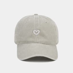 Washed Cotton Baseball Cap Women Men Soft Top Embroidered Love Retro Simple Summer Snapback Hats For Women Outdoor Dad Hat New