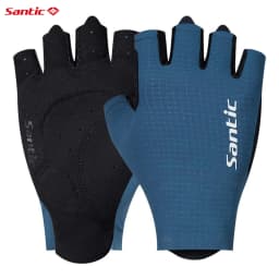 Santic 2025 New Pro Half Finger Cycling Gloves Shockproof Road Bike Mittens Outdoor Breathable Bicycle Sport Fitness Gloves