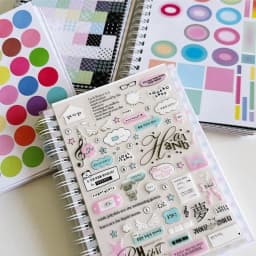 32pcs/book New Korean Ins Cute Multi-material Sticker for Phone Camera Journal DIY Decoration Sticker Kawaii Stationery Gift