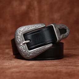2.8cm High Quality Embossed Western Cowboy Belt Genuine Leather Designer Female Belt Punk Jeans Belts For Women