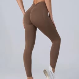 ​​High Waist Push Up Butt Yoga Leggings Workout Leggings Women Cycling Yoga Fashion Elatic Back V Waist Slim Sportswear​​