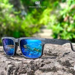 KDEAM Unisex Square Sunglasses Polarized Flash With Stylish Mirrored Pink Sun Glasses New Colors KD332