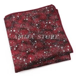 High Grade Handkerchief Man Jacquard Water Ripples Constellation Paisley Christmas's Day Party Pocket Square Handkerchiefs Suit