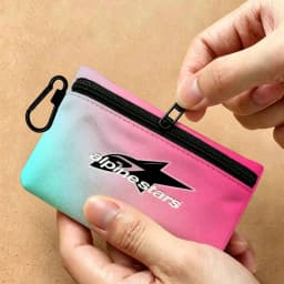 Alpinestars Logo Multifunctional Oxford Cloth Small Pouch With Hook Mini Coin Wallet Earbud Storage Bag