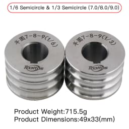 Rolling Mill Auxiliary MOLDS for Bracelet Rolling Machine Round Oval Flat Profiles
