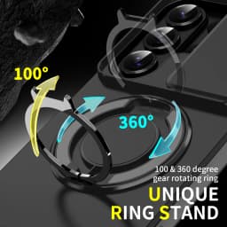 Slide Camera Protection Armor Phone Case For Samsung S26 S25 S24 S23 S22 S21 Plus 5G Ultra Metal Kickstand Magnetic Phone Cover