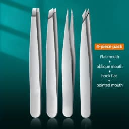 New Eyebrow Trimmer Set Scissors Tweezers Eyebrow Razor Scraping Eyebrow Comb Razor Eyebrow Clip Makeup Tools Sets