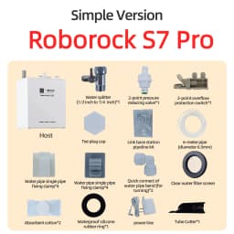 For Roborock Q Revo Max Edge QV35 S5V Q Revo Curv 2 Robot Vacuum Water Change Kit Auto Water Refill and Drain Water Hookup Kit