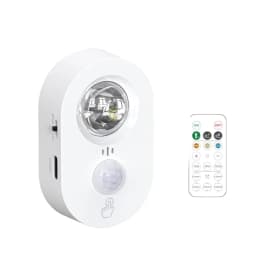 USB Human Body Sensor Led Lamp 3000K-6000K Rechargeable Lights Remote Control For Kitchen Cabinet Wardrobe Bedroom Decoration