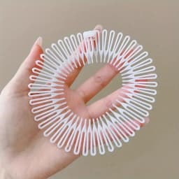 Flexible Full Circle Headbands Stylish Plastic Stretchable Hair Comb for Daily Hair Styling Multifunctional Hair Accessories