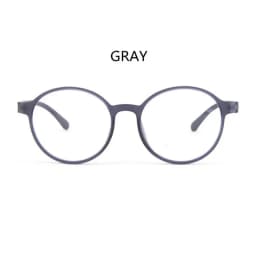 Ultralight TR90 Computer Anti Blue Light Glasses for Women and Men Retro Screw Free Design Big Round Frame Reading Glasses