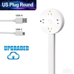 4 Styles Electrical Outlet Extender Plug Wall Outlet Extender Extendable Wall Socket Rotatable Folding Portable Power Socket