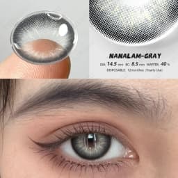 EYESHARE 1 pair Natural Colored Contact Lenses For Eye Swan Blue Eyes Color Lens Beauty Yearly Cosmetic Gray Contacts Lenses