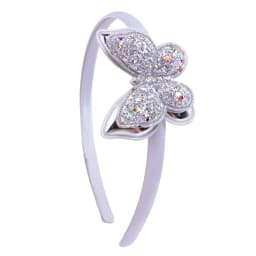 1PC Glitter Butterfly Headbands Set for Kids, Colorful Sparkly Hair Accessories, Cute Hairbands for Girls' Party & Daily Wear