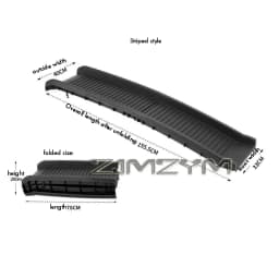 Foldable Dog Car Ramp for Large Medium Dogs Anti Slip Wide Pet Ramp Portable SUV Trunk Pet Stairs for Senior Arthritic Dogs