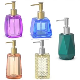 Aromatherapy Bottle Silicone Mold Lotion Bottle Soap Dispenser Resin Mould for DIY UV Epoxy Handmade Home Decors Storage Tank
