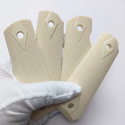 1Pair 1911 Grips Lmitation Ivory Handle Patch Custom Non-slip Scales Patches For CNC 1911 Handle Grips