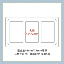 Acrylic Display Stand Holder Storage Box Barbecue Logo Display Rack Five Grids Dustproof Transparent Grain Tray Cartoon Acces...