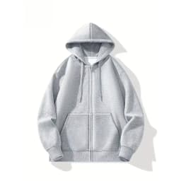 2026 New Year Anime Devil Killer Agatsuma Zenitsu Pattern Zipper Hoodie Men's Fashion Cartoon Long Sleeve Zipper Jacket