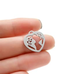 Sun Moon And Star Charm Bracelet Kit Making Supplies Diy Stainless Steel Necklace Pendant Jewelry Creation Trinket Decoration