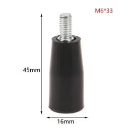 For Machinery M10*20mm 0.79in*80mm 3.94in Milling Machine Handle Industrial Equipment Handle Plastic And Metal