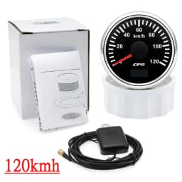 HD 52MM GPS Speedometer 30/60/80/120/200 Km/h Boat Car Truck Speed Gauge Meter 7 Color Backlight With GPS Antenna 9-32V