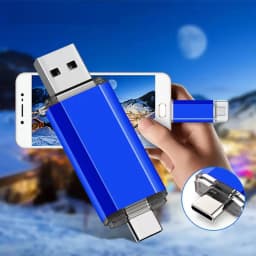 Lenovo 16TB 2 In 1 OTG USB Flash Drive 3.0 Type C 8TB 2TB Pendrive For iPhone Huawei Xiaomi Android Laptop Memory Stick
