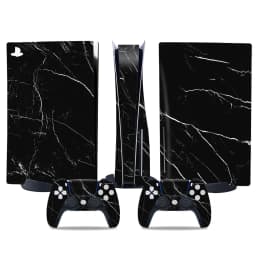 Sticker for PS5 Disk Console and 2 Controller Vinyl Decal Decorative Wrap Cover for Game Skin