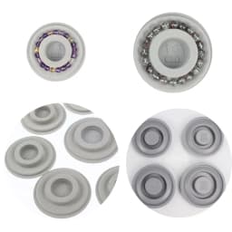 Gray Flocked Bead Board For DIY Bracelet Necklace Beading Jewelry Making Organizer Tray Measuring Tool Accessories Design Craft