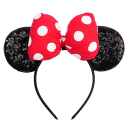 2026 New Cartoon Big Size Classic DOT Sequin Bow Headband For Women Party Girl Hairband Festival Park Trip DIY Hair Accessories