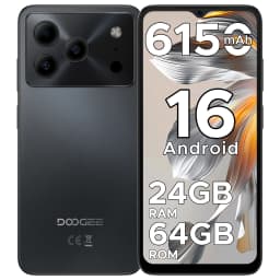 DOOGEE Note 56 VIP Edition latest smartphone Android 16 "battery 6150mAh 24go RAM (3 + 21) 64Go ROM Phone mobile